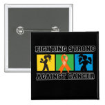 Leukaemia Fighting Strong Pinback Button