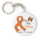 Leukaemia - For My Mum keychains