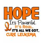 Leukaemia HOPE 1 t-shirts