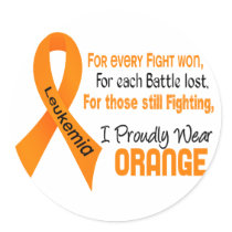Leukaemia I Proudly Wear Orange