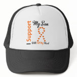 Leukaemia I Support My Son hats