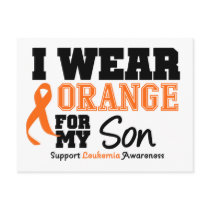 Leukaemia I Wear Orange For My Son