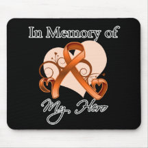 Leukaemia In Memory of My Hero Mousepad