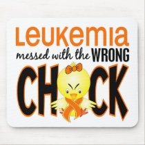 Leukaemia Messed With The Wrong Chick mousepads