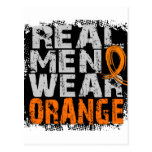 Leukaemia Real Men Wear Orange Post Card