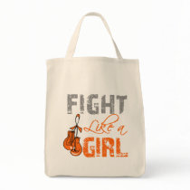 Leukaemia Ribbon Gloves Fight Like a Girl Bag