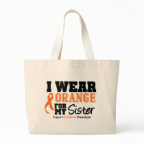 Leukenmia I Wear Orange For My Sister Tote Bags