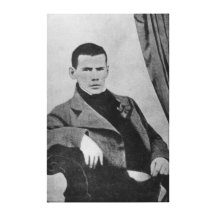 Lev Nikolaevich Tolstoy  as a student Stretched Canvas Prints
