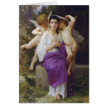 Leveil Heart by William-Adolphe Bouguereau Card