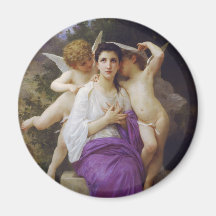 Leveil Heart by William-Adolphe Bouguereau Magnet