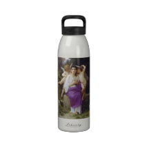 Leveil Heart by William-Adolphe Bouguereau Reusable Water Bottle