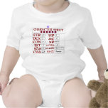 Level 1 Human Baby RPG Character Sheet Rompers