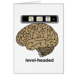 Level-Headed Greeting Card