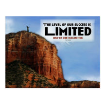 Level of Success Custom Postcard