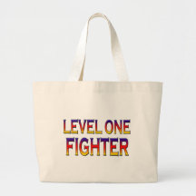 Level one fighter canvas bag