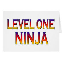 Level one ninja cards