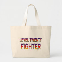 Level twenty fighter canvas bags