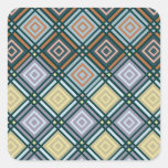 Levels of Coloured Squares Sticker