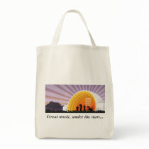 Levitt Pavilion Pasadena Organic Grocery Tote Canvas Bag