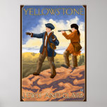 Lewis and Clark - Yellowstone National Park Posters