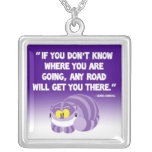 Lewis Carroll Quote Cheshire Cat Necklace