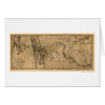 Lewis & Clark Expedition Map - 1804 Card