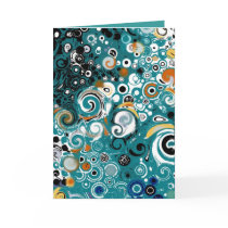 LEXA - ABSTRACT GREETING CARD