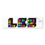 Lez bumper stickers