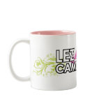 LEZ GO CAMPING MUG: PINK