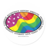 LGBT Flag stickers