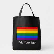 LGBT Gay Pride Rainbow Flag Canvas Bags