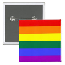 LGBT Pride Button (Square)