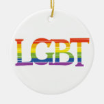 LGBT pride Christmas Ornament