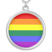LGBT Pride Necklace (Round)