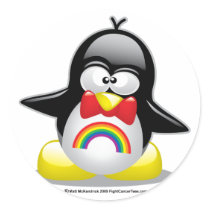 LGBT Rainbow Penguin
