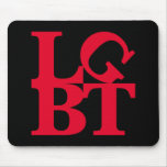 LGBT Red Pop Mousepad