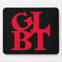 LGBT Red Pop Mousepad