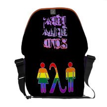 LGBT ~ Solidarity Baby! Messenger Bag