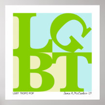 LGBT Tropo Pop Poster