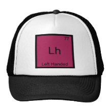 Lh - Left Handed Funny Element Chemistry Symbol T Mesh Hat