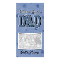 Lhasa Apso DAD Photo Greeting Card
