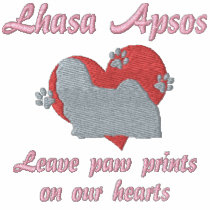 Lhasa Apsos Leave Paw Prints