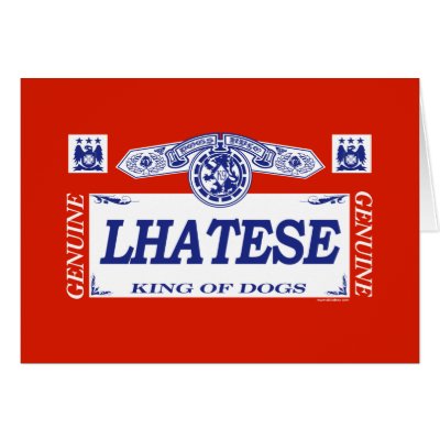Lhatese Greeting Cards by dogbreedz