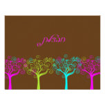 Liana Claire Chocolate Pink Bat Mitzvah Thank You Custom Announcements
