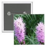 Liatris Square Magnet Pinback Button