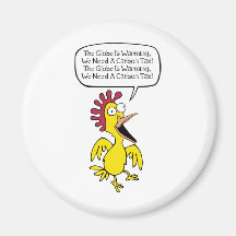 Liberal Chicken Littles’ Fridge Magnet