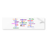 Liberal Moral Values bumper stickers