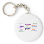Liberal Moral Values keychains