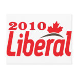 Liberal Party of Canada 2010 postcards
