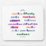 Liberal Values mousepads